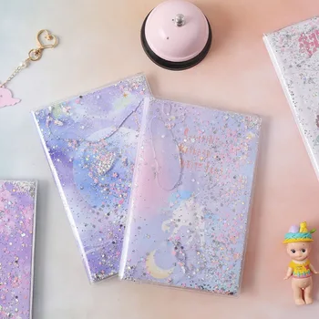 

PVC Sequins Quicksand Cover Star Unicorn Notebook Monthly Weekly Planner Agenda Diary Journal School Office Writing Stationery