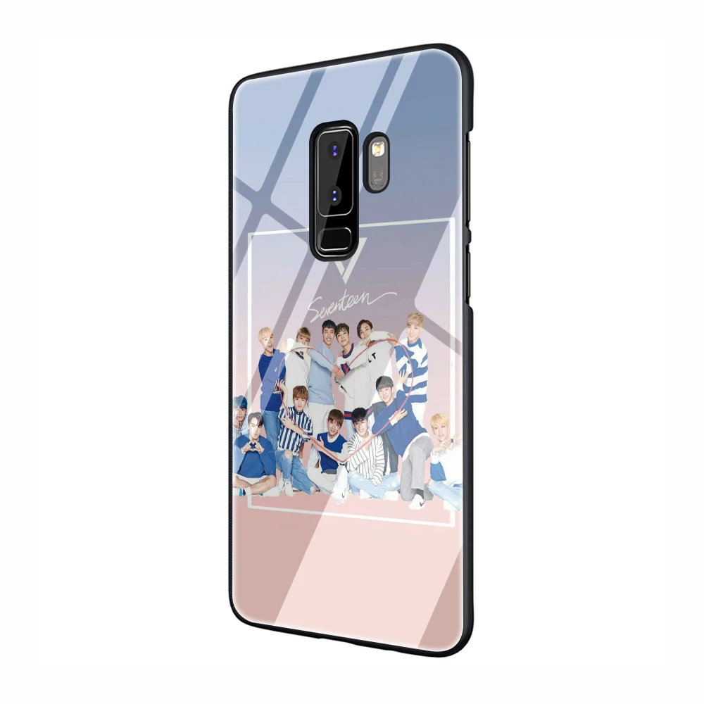 G6 EWAU Seventeen; Кей-Поп для мальчика Стекло чехол для телефона для samsung Galaxy S7 8; большие размеры 9, 10; плюс 10 плюс Note8 9 10 плюс A10 20 30 40 50 60 70 - Цвет: G6