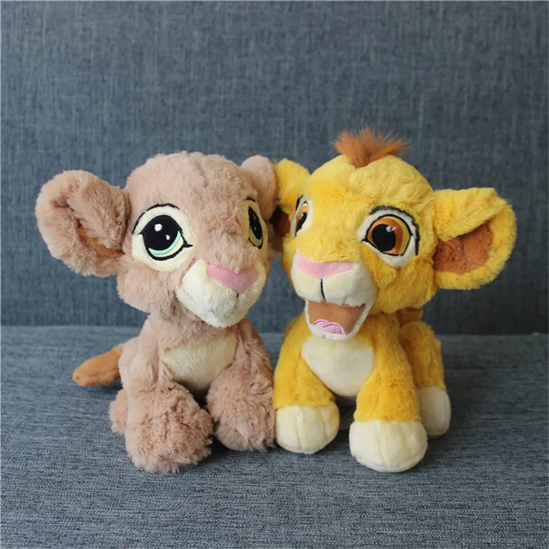 Jouets En Peluche Disney Le Roi Lion Pour Enfants Simba Et Nala Poupees De Dessin Anime Cadeaux Aliexpress