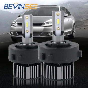 

BEVINSEE H7 LED Headlight Bulbs 60W 10000lm 6000K For Volkswagen Passat Golf Tiguan EOS Mercedes Benz Metris