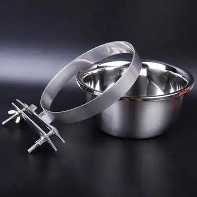 Подставка для собачьей еды, миска из нержавеющей стали, бутылка для воды, подвесной контейнер для еды для домашних животных, большие закуски Miska Dla Psa, золотистый ретривер EE5GW