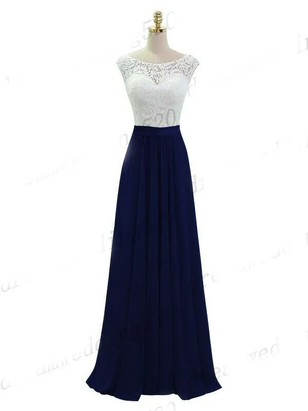 Navy Blue 97 Трапециевидные шифоновые кружевные с кушаком, с глубоким вырезом, элегантные платья подружки невесты с открытыми плечами, свадебные вечерние платья, robe de soiree, на шнуровке - Цвет: Navy Blue 97