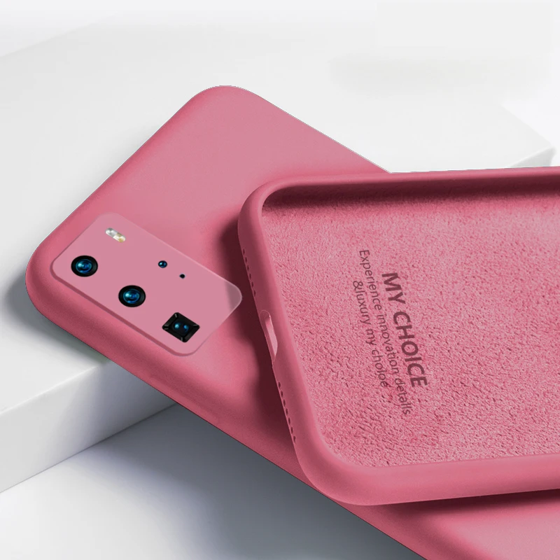 Для Huawei P40 Lite P30 Pro Чехол с отверстием для камеры защитный оригинальный