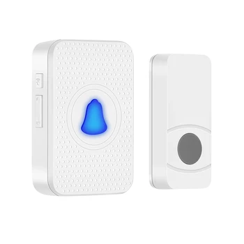 

1 Set Music Doorbell 38 Tune Song Smart Electronic Plastic Wireless Anti-Theft Device Music Doorbell for Home