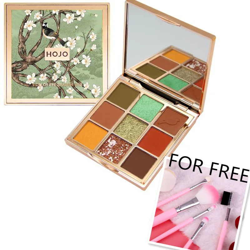 

HOJO 9 Colors Makeup Long Lasting тени для век Anti-Staining Eyeshadow Pallete тени