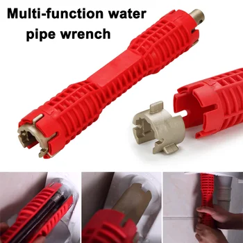 

Water Pipe Wrench Multifunctional Faucet Sink Installer Tool for Bathroom Kitchen J8 #3