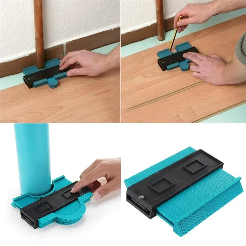 

5 Inch Profile Copy Gauge Contour Gauge Duplicator Standard 5" Width Wood Marking Tool Tiling Laminate Tiles General Tools 2019