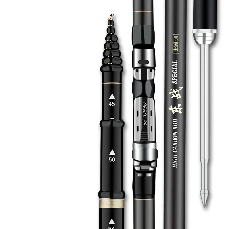 4.5m 5.4m 6.3m 7.2m Positioning Front end Fishing Rod Short Section