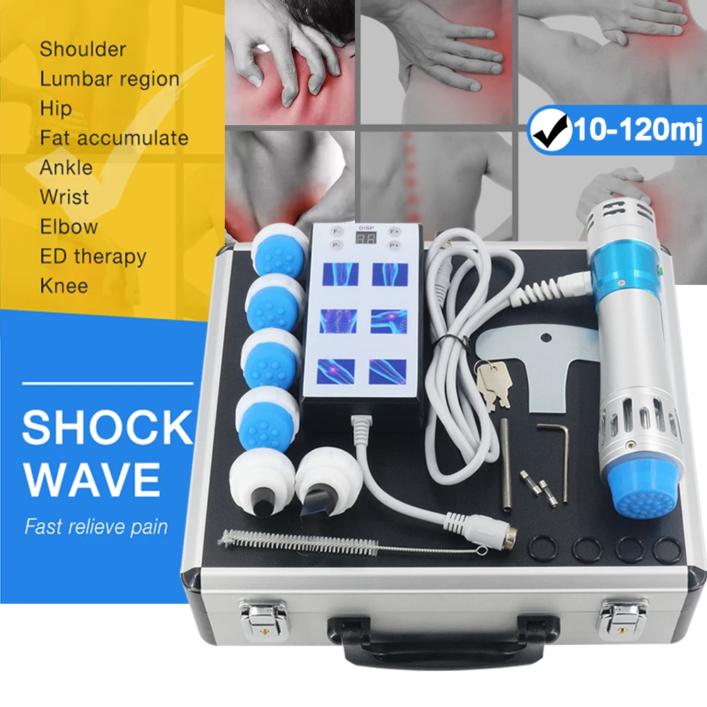 

Shockwave Therapy Machine ED Shock Wave Instrument For Erectile Dysfunction Tennis Elbow Treatment Pain Relief Body Massager