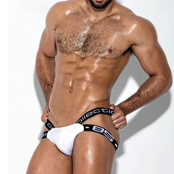 

Fashion Underpants Men Underwear Sexy Gay Jockstrap Cotton Men Thong G-String Breathable Cross Strap Underwear Hollow Soft
