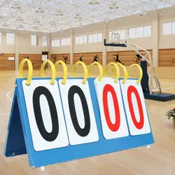 4 цифры спортивные табло Футбол балл Панели волейбол гандбол для настольного тенниса Шестерни оборудование портативное баскетбольное