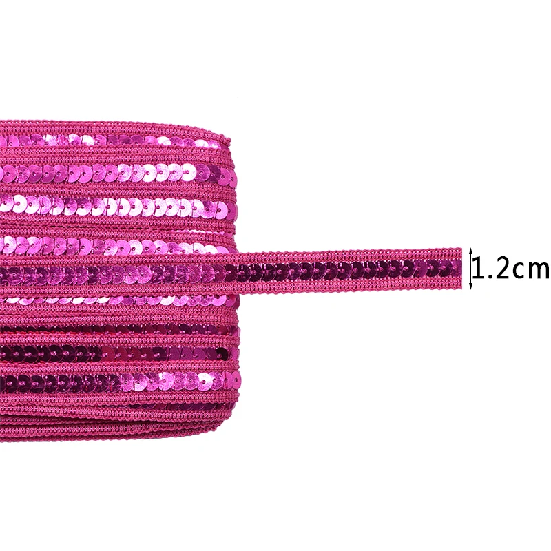 5 м 12 мм блесток кружева ленты полиэстер кружево обрезка DIY ремесла Одежда Аксессуары для шитья ручной работы Свадебная вечеринка украшения