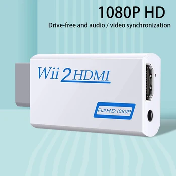 

for WII to HDMI Converter, 1080P HD Output Connection Adapter, 3.5mm Jack o Output Converter