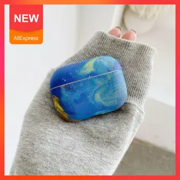 

For Airpods 2 1 Earphone Case Marble Pattern Funda Coque Airpods on Box Shockproof Cover TPU Soft For Apple pods For Airpod J8W7