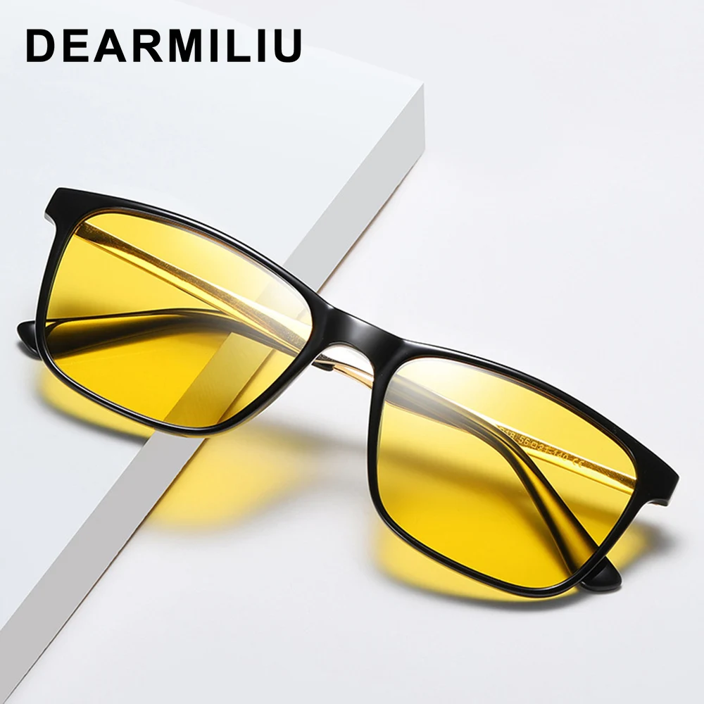 DEARMILIU Новые поляризованные солнцезащитные очки Квадратные мужские модные солнцезащитные очки occhiali da sole uomo oculos de sol masculino 6904