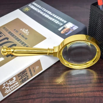 

10X 60/70mm Diameter Handheld Magnifier Reading Map Newspaper Magnifying Glass Portable Handheld Outdoor Tools