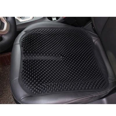Силиконовая Автомобильная крышка сиденья универсальная подушка для lada Renault seat mazda для Tesla Mitsubishi jeep ford автомобильные аксессуары - Название цвета: black