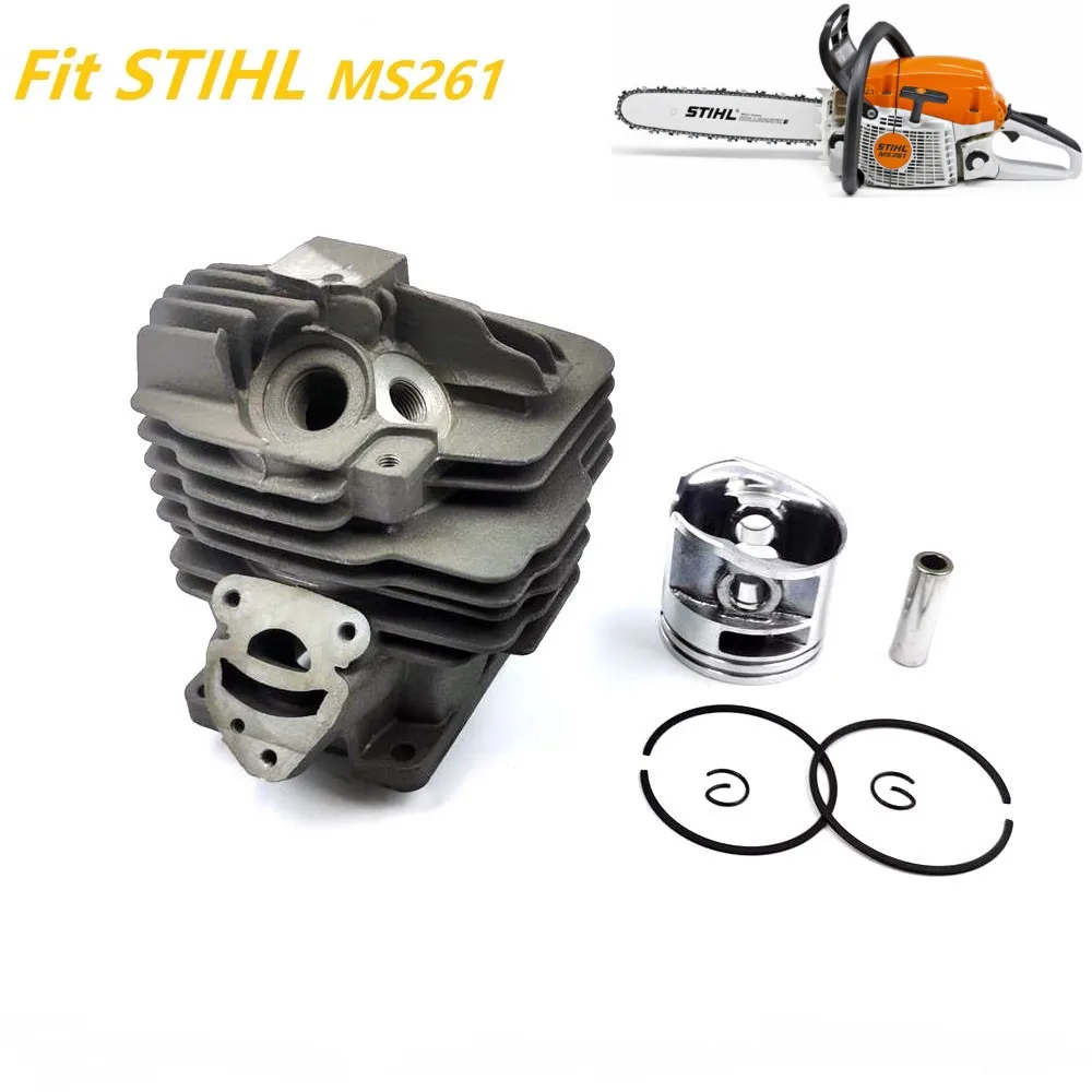 Комплект поршней цилиндра Nikasil с отверстием 44 7 мм для бензопилы Stihl MS261 MS261C MS261CBM
