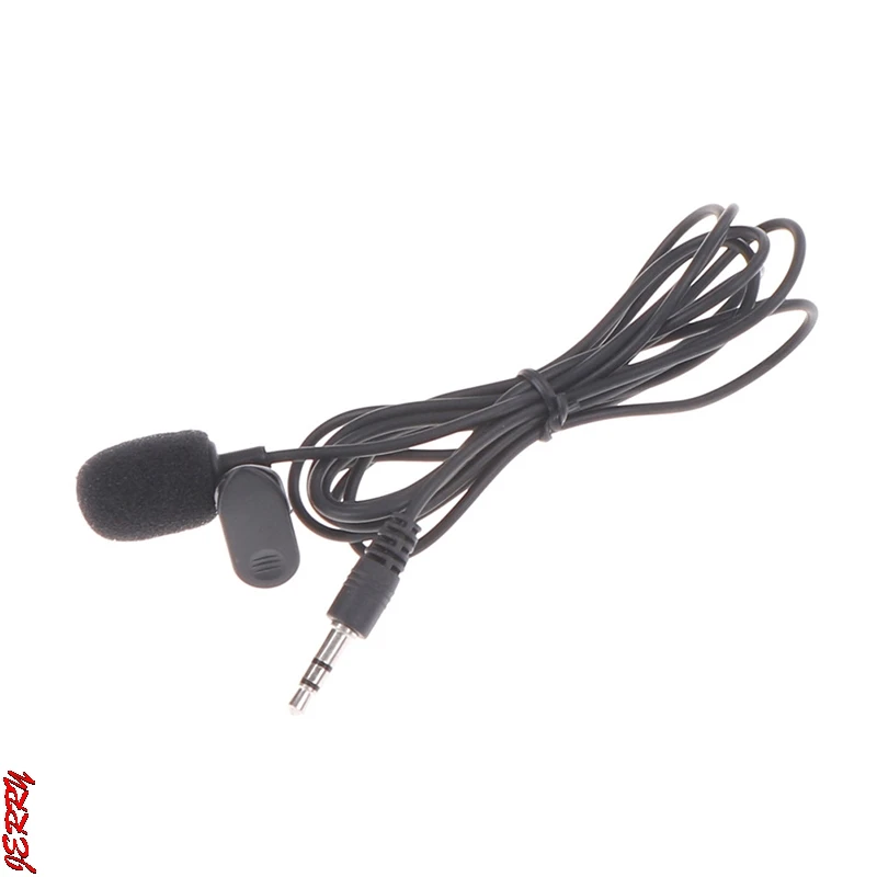 

2m 3.5 mm Stereo Jack Mini Car Microphone Wired Handsfree External Mic For PC Car DVD GPS Player Radio Audio Microphone