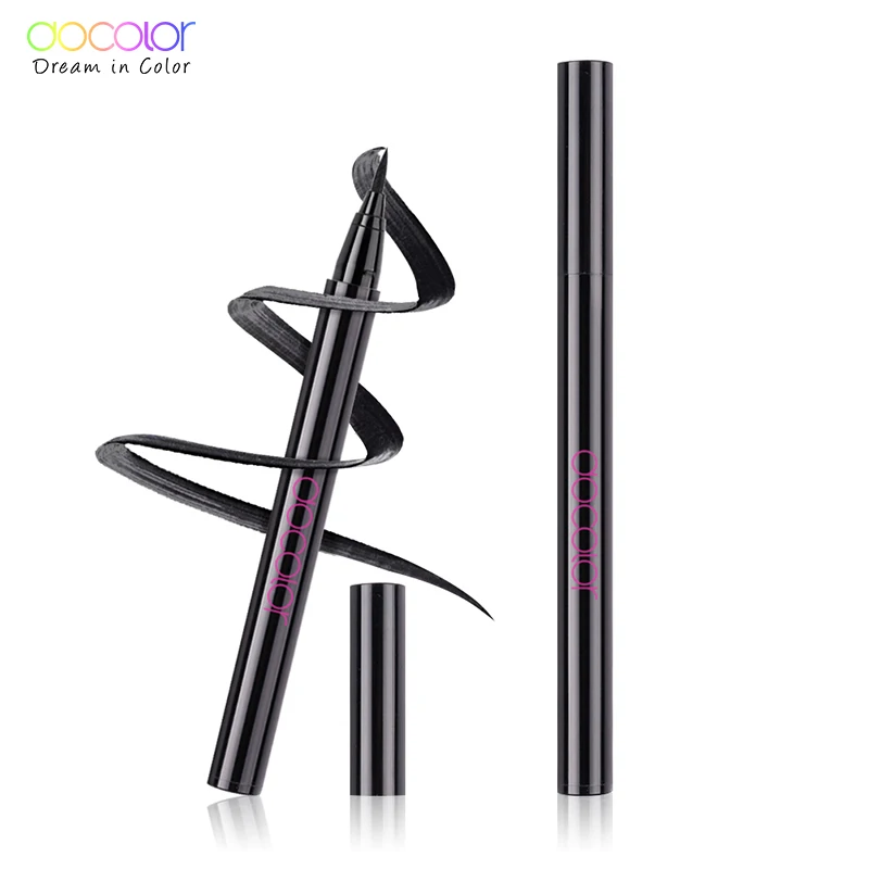 Docolor 1 шт., красота, черный/коричневый, стойкий Водостойкий карандаш для глаз, подводка для глаз, карандаш, макияж, косметический инструмент