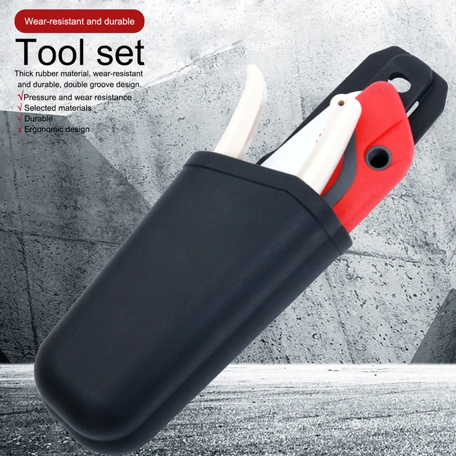 Garden Tool Electric Scissors Sheath Thick Soft Rubber Double Slot