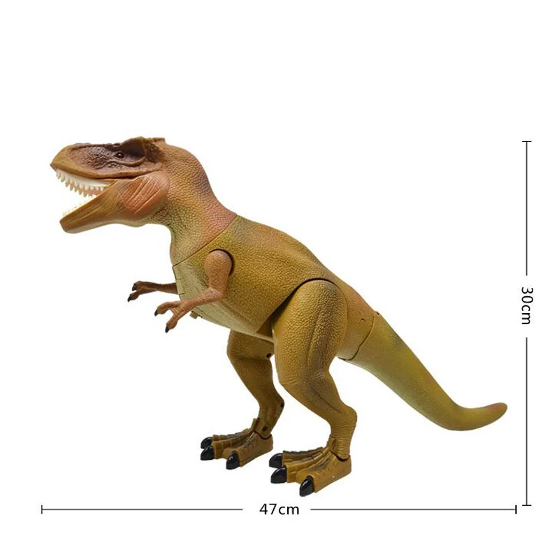 Электрический пульт дистанционного управления динозавр игрушка Моделирование тираннозавр модель животного Интеллектуальный Eill Go большой динозавр детские игрушки