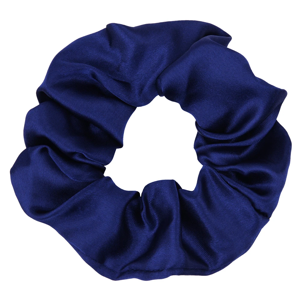 Navy blue headband Резиновые резинки для волос Meimile для девочек, резинки для волос, конский хвост, Детские аксессуары для волос для принцессы, оранжевые - Цвет: Navy blue headband