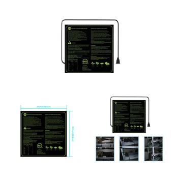 

20x20 Inch Seedling Heating Mat Plant Seed Germination Propagation Starter Vegetable Garden Flower Garden Tools Pad