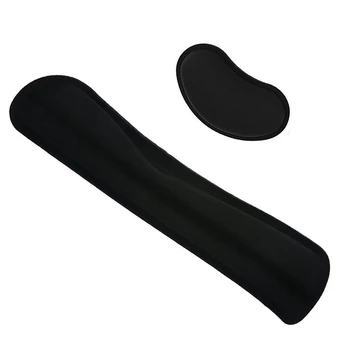 

Nosii 2pcs/Set Mechanical Keyboard Wrist Rest Pad Mouse Wrist Rest Pad Ergonomic Memory Foam Set Comfort Mouse Pad