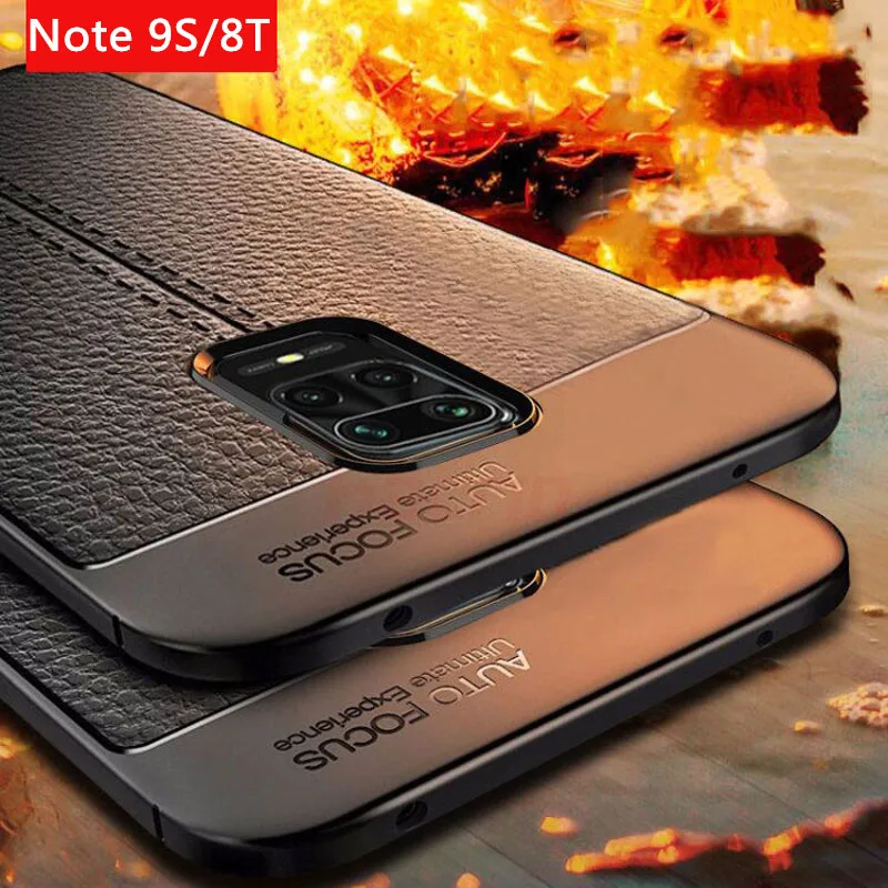 Чехол для телефона Xiaomi 8 Pro чехол с кожаной текстурой мягкий защитный бампер из