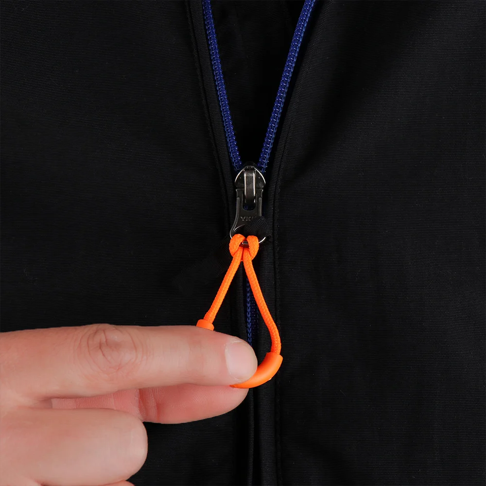 Zip cord clip 5Pcs Zip Cord Tab Replacement Clip Zipper Pull Puller End Fit Rope Tag Fixer Broken Buckle Travel Bag DIY Tools Accessories