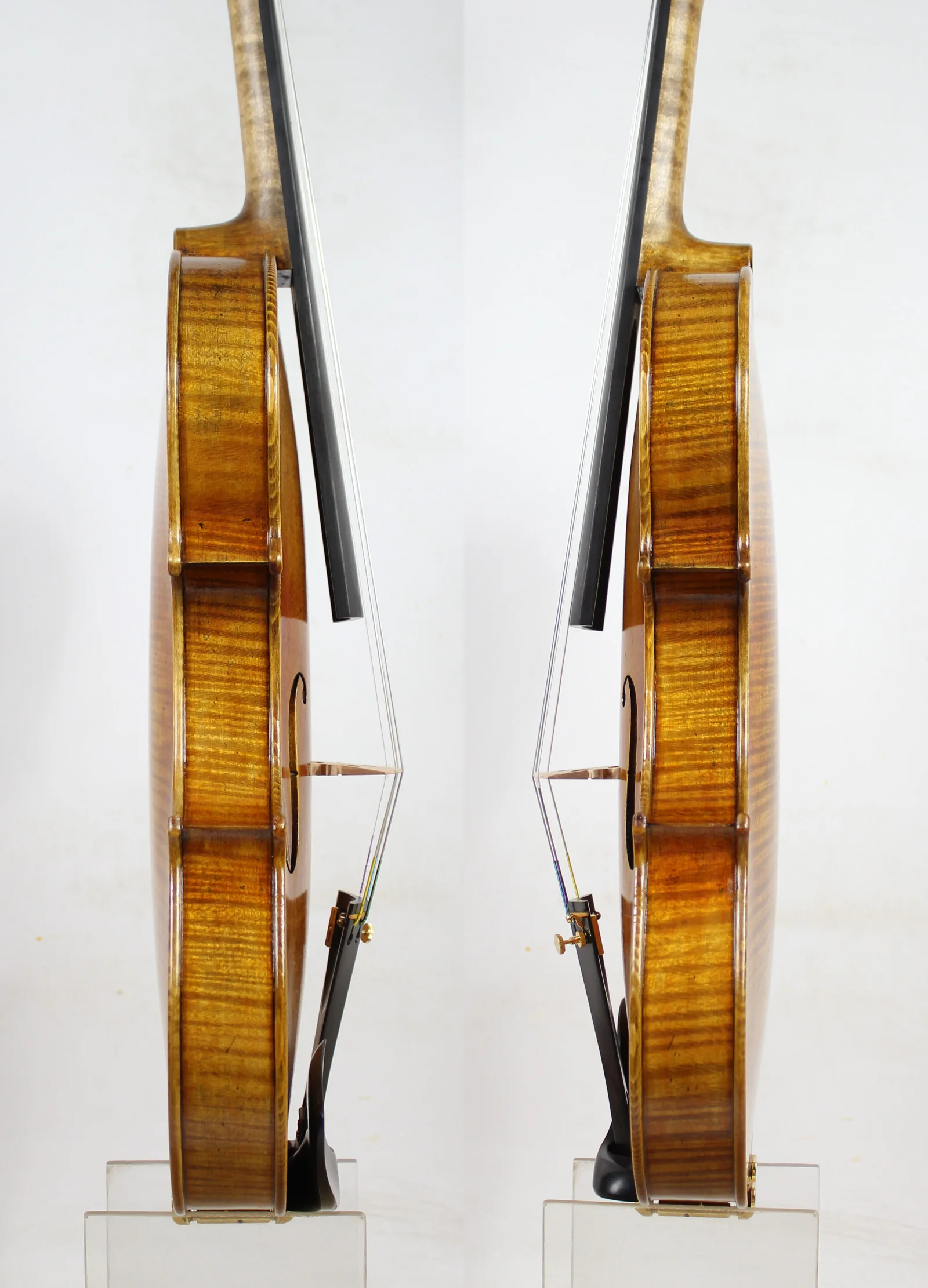 Master Violin! Antonio Stradivari Copy! Strong and Deep Tone!Despiau Bridge!Dominant 135B Strings
