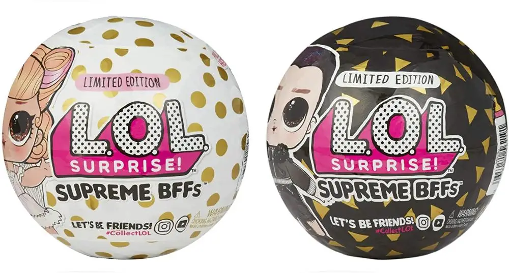 1 шт. куклы LOLs в шаре с коробкой L.O.L. Сюрприз! Серии Supreme Bffs ограниченная серия не