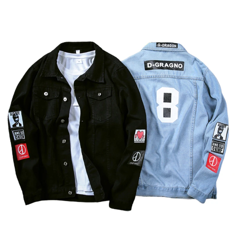 jean bomber jacket mens
