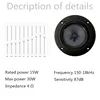 Ceiling Speaker In-Wall Home Audio System 30W Round Flush Mount Passive Speaker For Public Broadcast Background Music W450B ► Photo 3/6