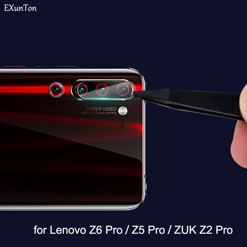 Полное покрытие для lenovo ZUK Z2 Z5 Z6 Pro объектив камеры закаленное стекло задняя