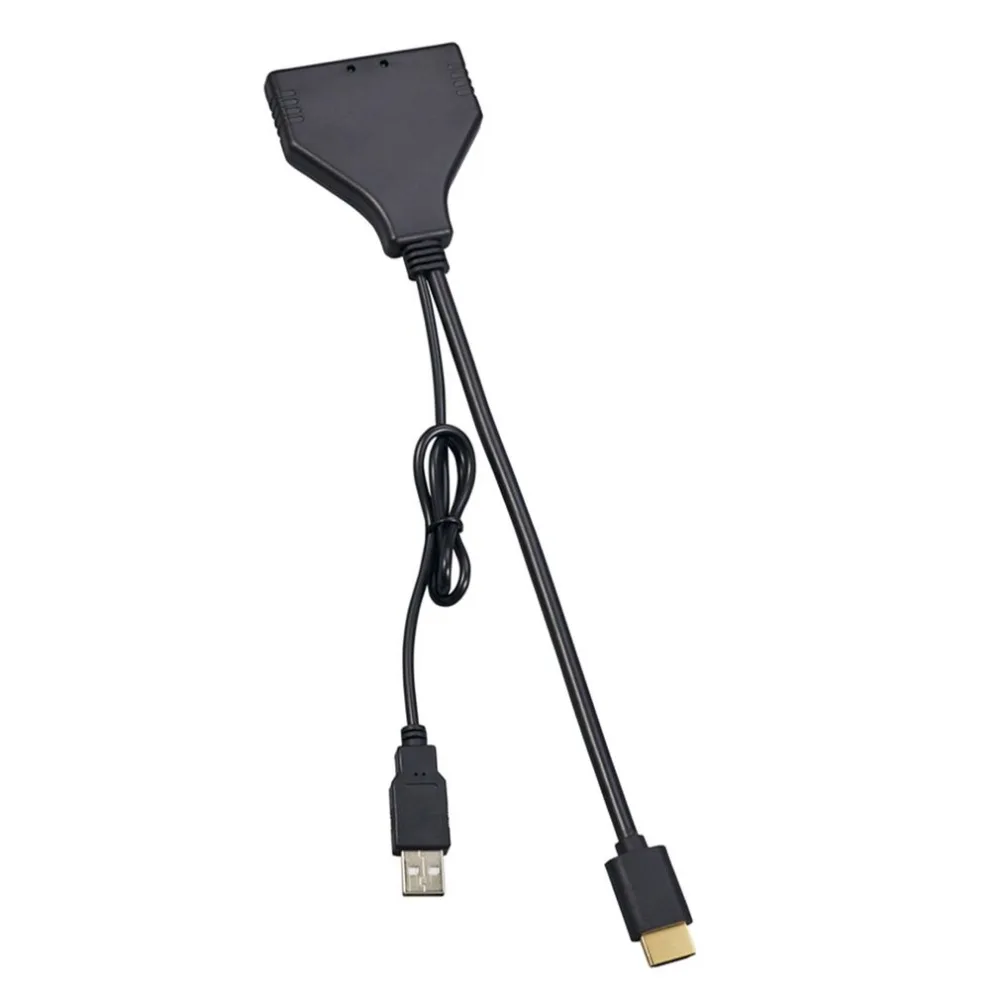 Премиум 4K HDMI 2,0 кабель сплиттер адаптер конвертер 1 в 2 Выход HDMI штекер 2 HDMI Женский UHD портативный HDMI кабель сплиттер
