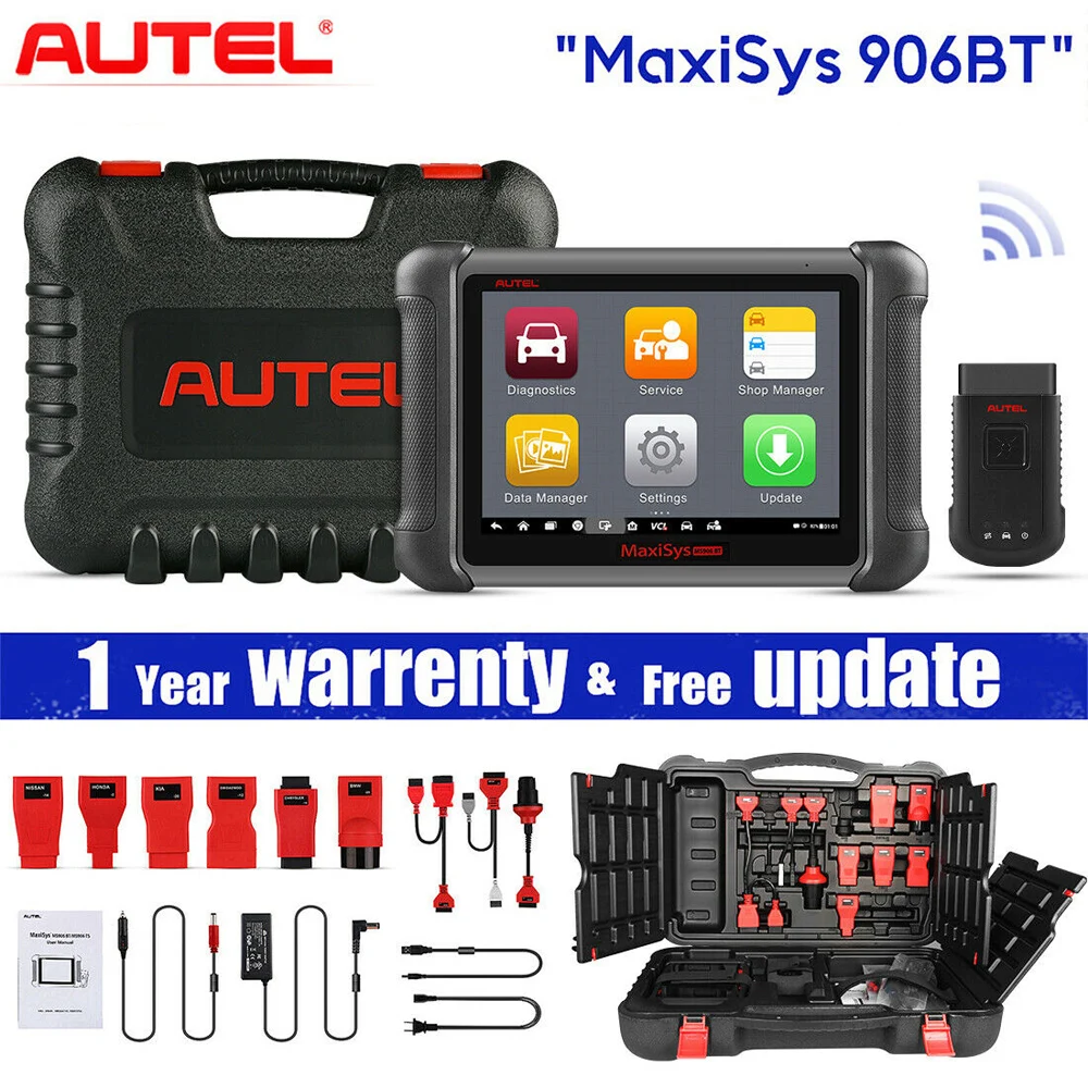 Autel MaxiSys MS906BT диагностический инструмент для автомобиля с кодированием ЭБУ
