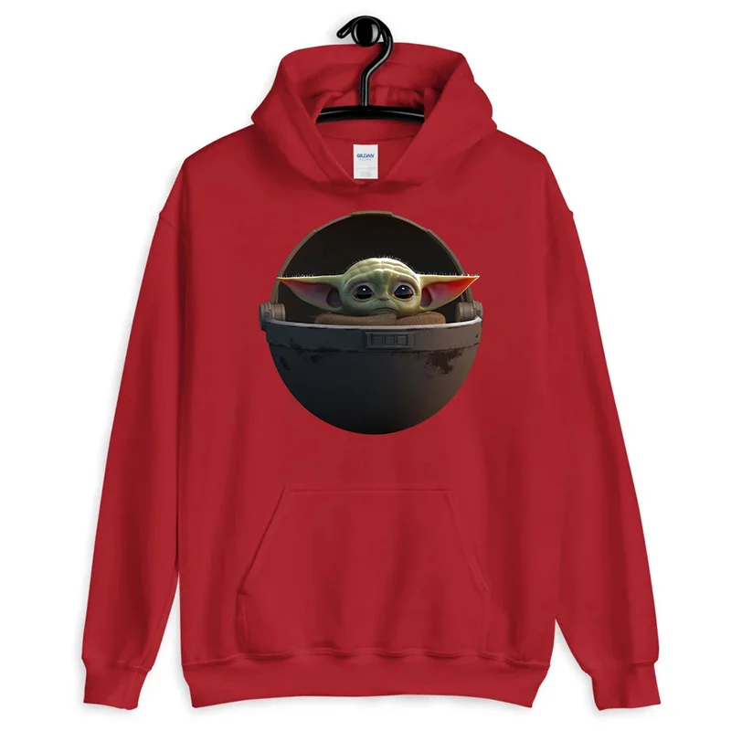Mandalorian Sweatshirt Men Star Wars Baby Yoda Space Opera TV Series Hoodies Harajuku Science Fiction Movies Hoodie Male Clothes - Цвет: 16