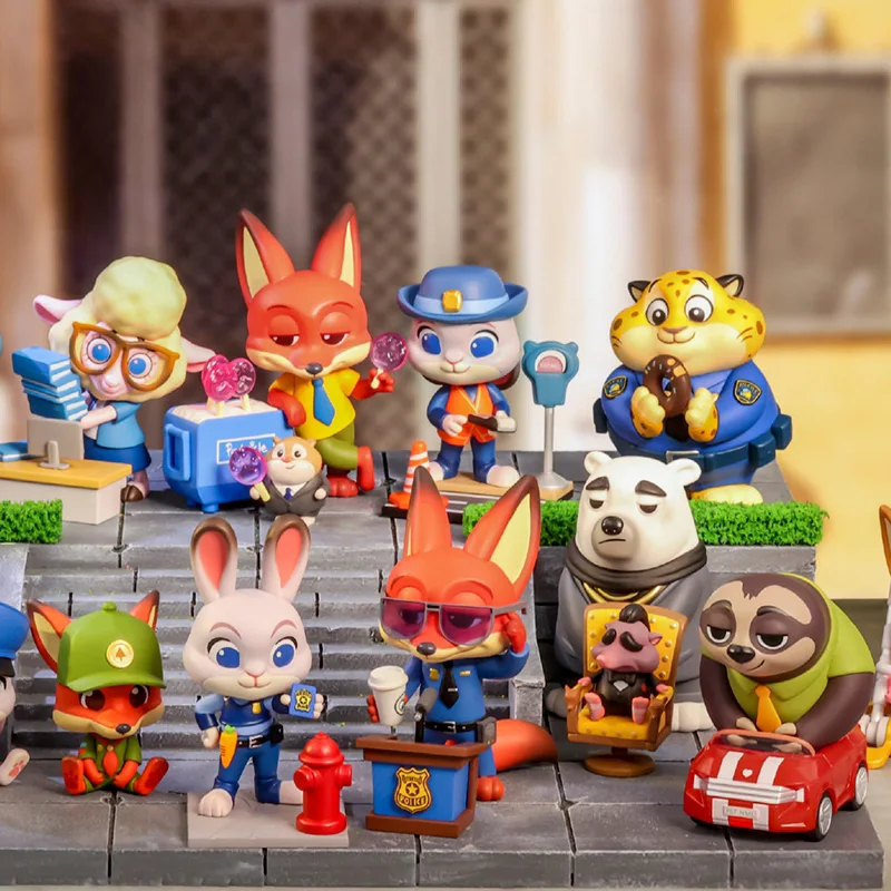 Полный набор из 12 шт. игрушечные фигурки героев Диснея блестящие мультфильма