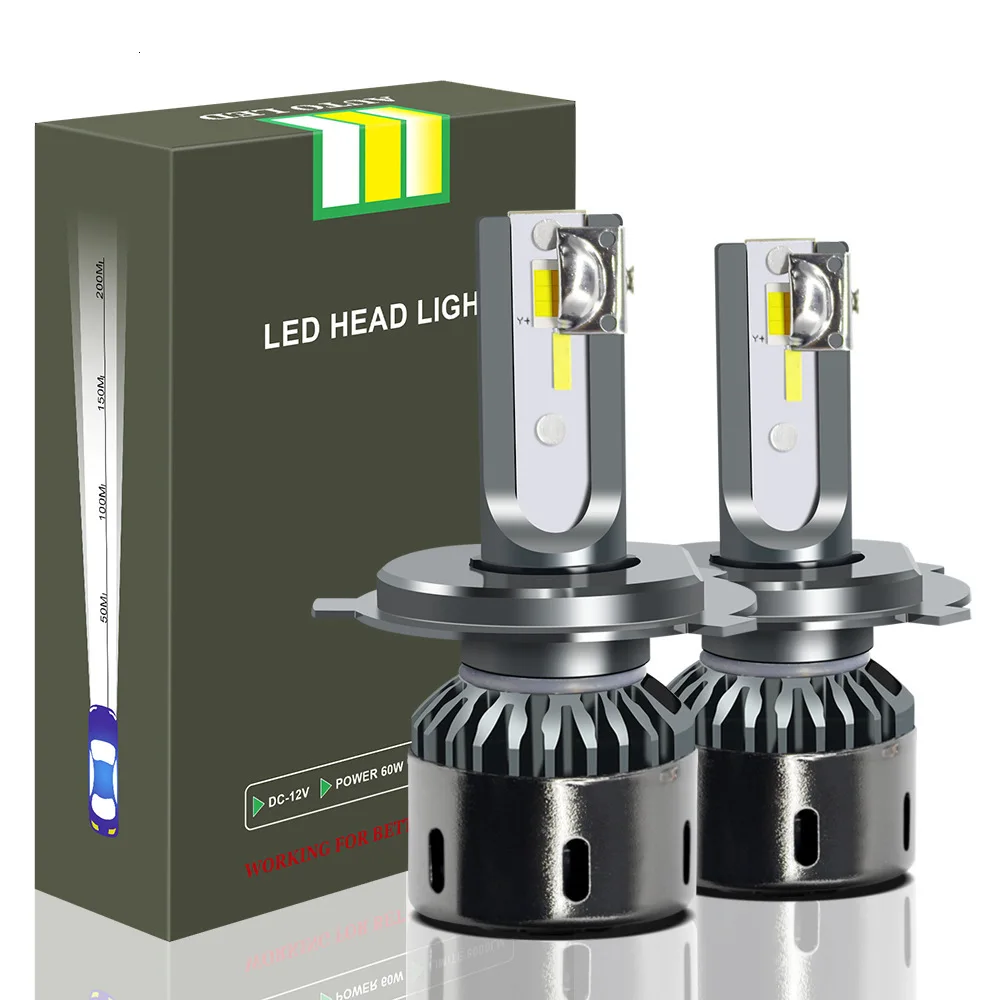 

2pcs New RGB 110W Car Hi/Lo H4 H7 H11 LED Headlight Bulbs H1 H3 H8 H9 9005HB3 9006HB4 HB2 Car Styling 12000LM Auto Light 12V
