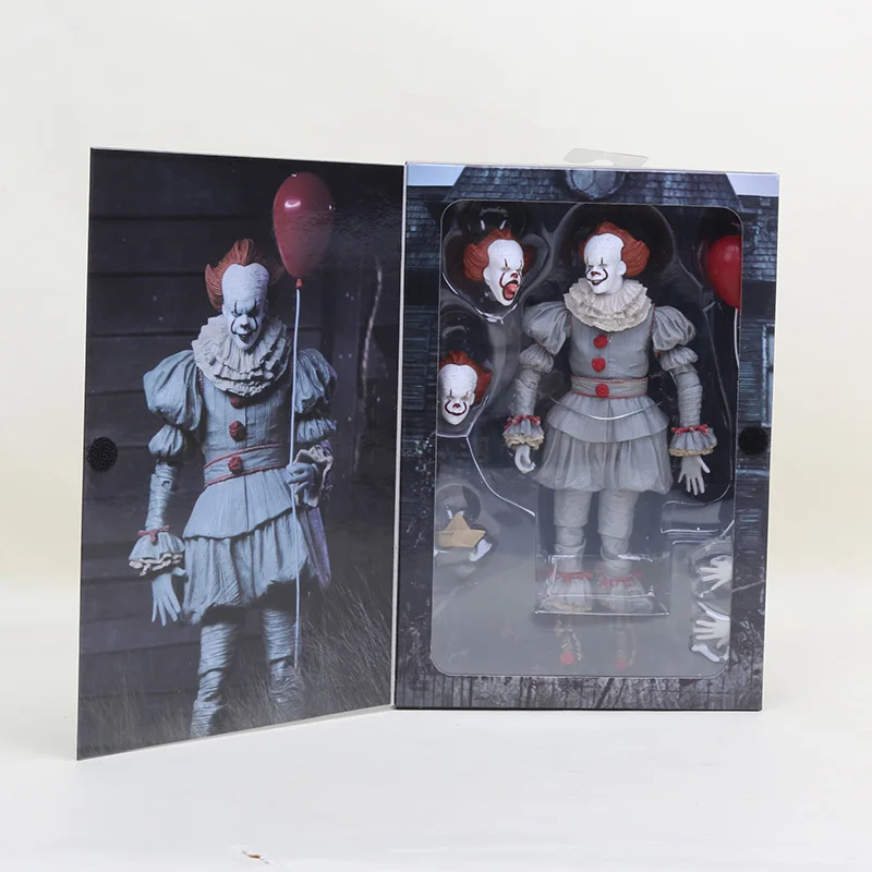 

NECA scarry movie Stephen King's It Pennywise Joker clown Action Figure Toys cosplay horror Street Freddy Dolls Halloween Day