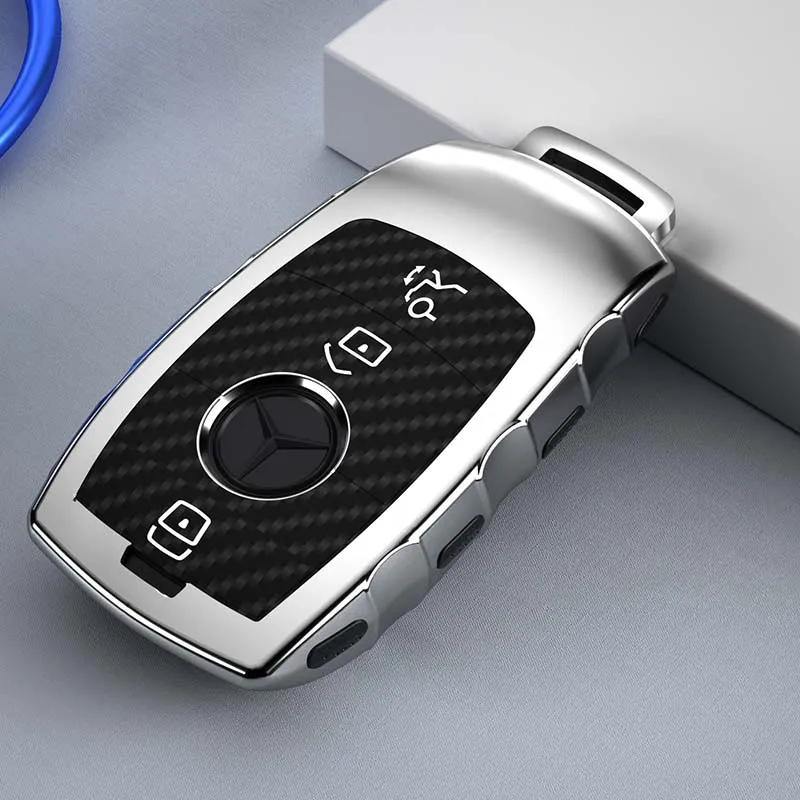 Key cover-Silver Чехол для ключей STARCAR TPUCar, защитный мягкий чехол для Mercedes Benz E Class W213 S, аксессуары для стайлинга автомобилей - Название цвета: Key cover-Silver