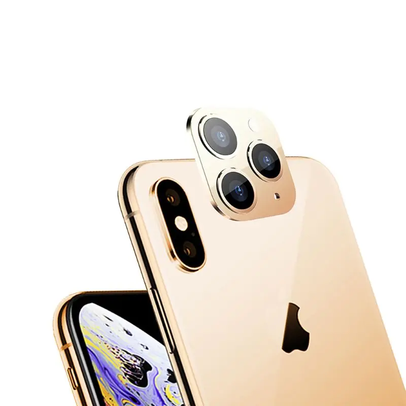 Новая крышка объектива камеры для iPhone X XS/XS MAX Seconds изменить для iPhone 11 Pro