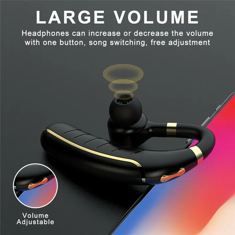 FC1 Bluetooth Earphone Wireless earphone 260mAh Battery Long Standby Earbud Music Headset With HD Microphone For Phone