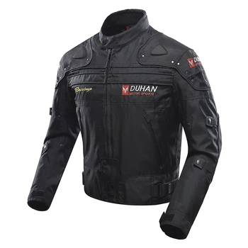 

Duhan Fashion Men's Motorcycle Jackets Off-Road Oxford Cloth Motorcycle Riding Racing Moto Jacket Five Protector Clothes
