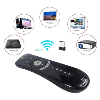 

T2 Air Mouse 2.4G Wireless Keyboard Mouse Remote Control with 3D Sense Motion Media Player for Android TV Box/PC Set-Top Box