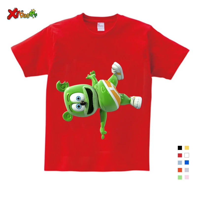 gummy ursos t camisa dos desenhos animados