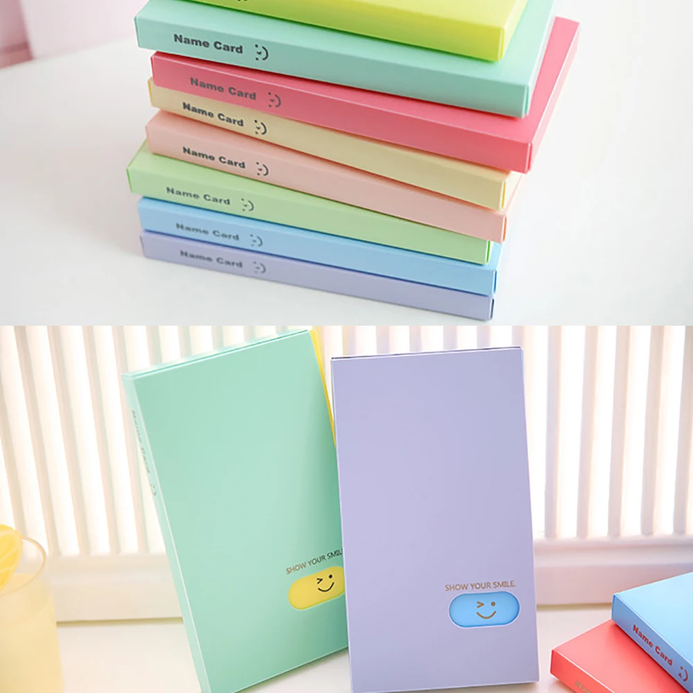 

New Portable 120 Pockets Photo Album BTS/EXO/GOT7 Lomo Card Photocard Name Card ID Holder Student Office Name Card