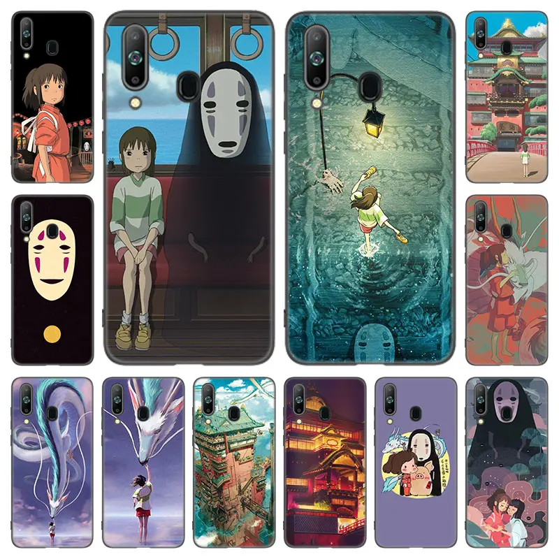 Чехол аниме Spirited-Away для Samsung Galaxy A01 A03 Core A10 A20 A30 A50 S A20E A40 A41 A51 5G A5 2017 A6 A8 Plus A7 A9 2018 |